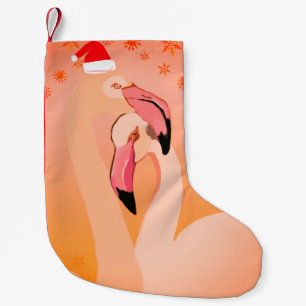 Flamingo Birds  Christmas Stocking