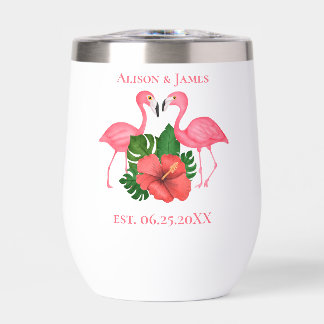 Flamingo Birds Cute Pink Tropical Personalised