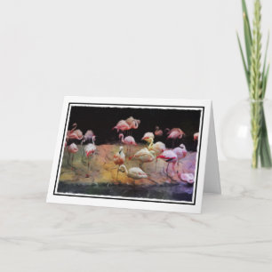 Flamingo Birthday Card