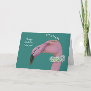 Flamingo birthday card