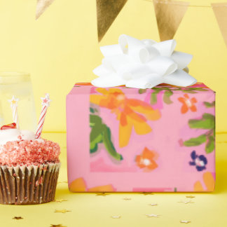 Flamingo Bloom Wrapping Paper