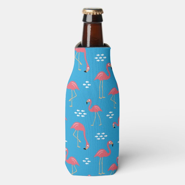 Flamingo Bottle Cooler (Bottle Front)