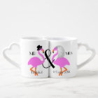 Flamingo Bride Groom Personalised Wedding Gift