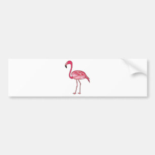 Flamingo Bumper Sticker