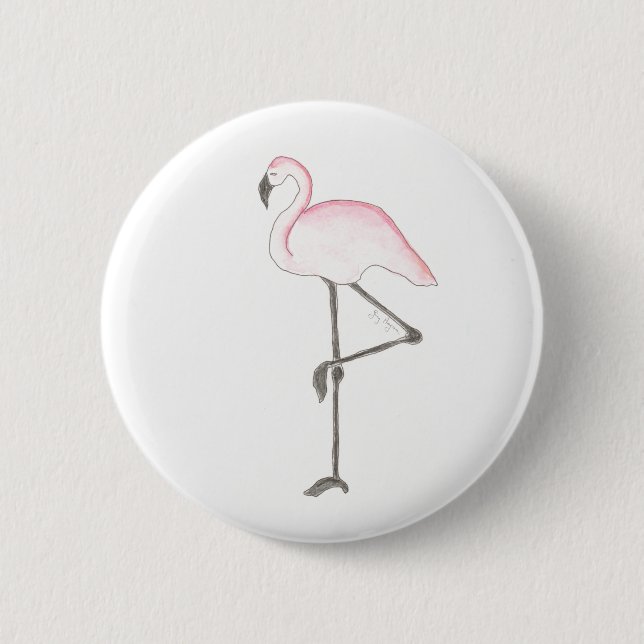 Flamingo Button (Front)