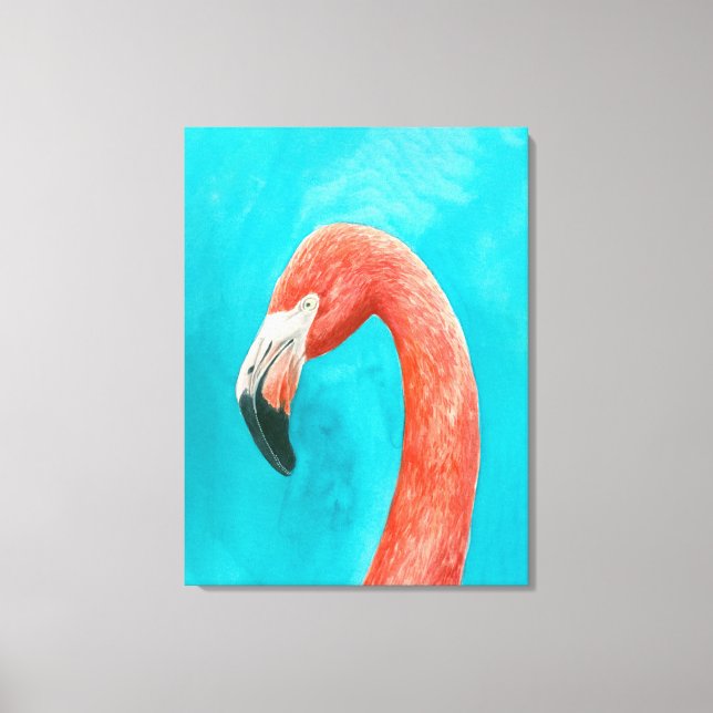 Flamingo Canvas Print (Front)