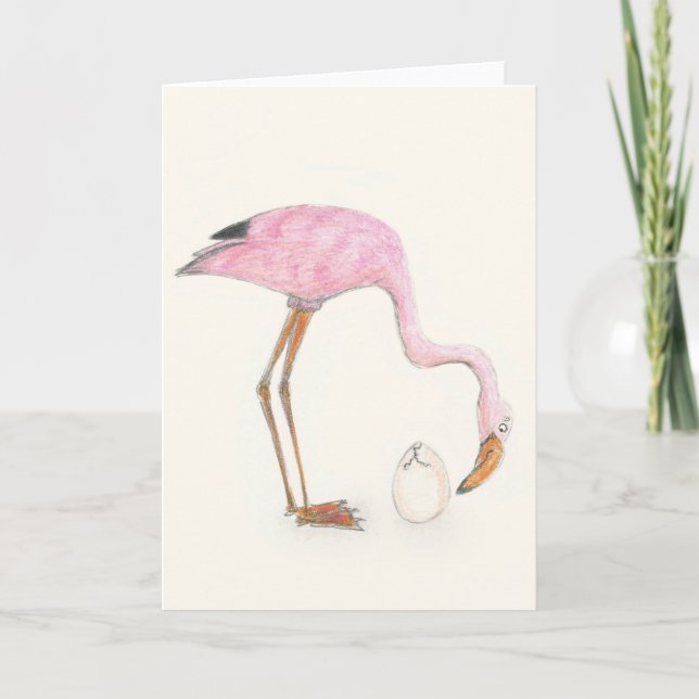 Flamingo card (Front)