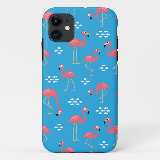 Flamingo Case-Mate iPhone Case (Back)