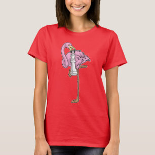 Flamingo Chess piece King Chess T-Shirt