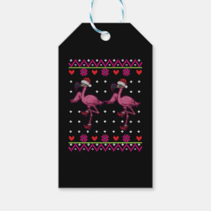Flamingo Christmas I Want A Flamingo For Christmas Gift Tags
