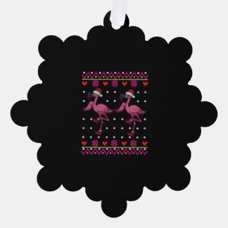 Flamingo Christmas I Want A Flamingo For Christmas Tree Decoration Card
