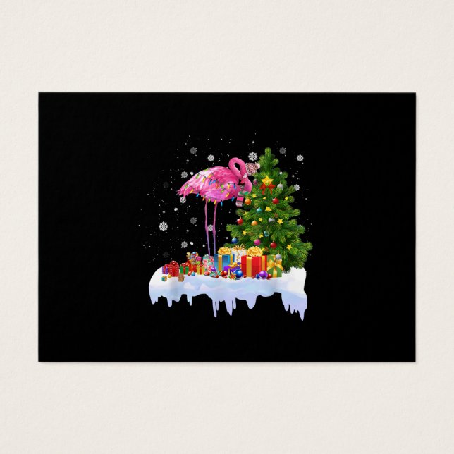 Flamingo Christmas Tree Lights (Front)