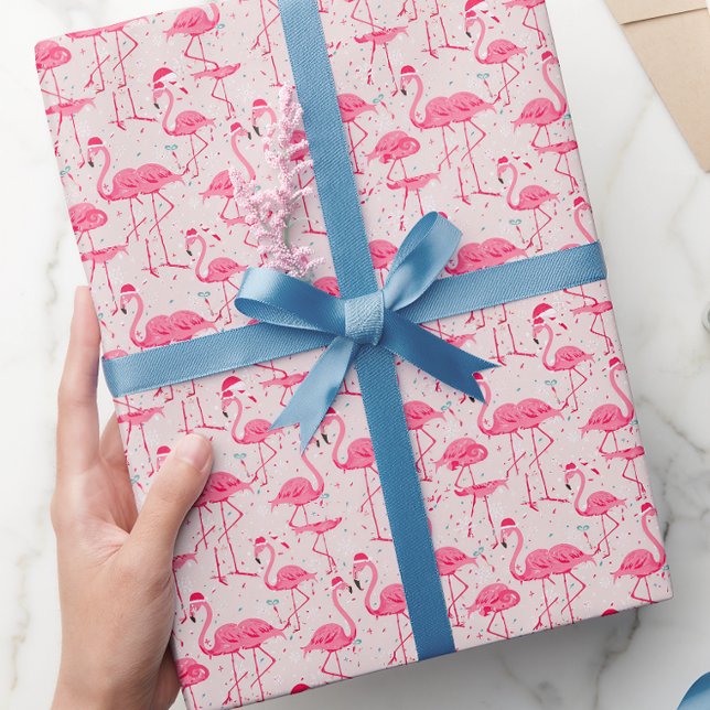 Flamingo christmas  wrapping paper (Creator Uploaded)