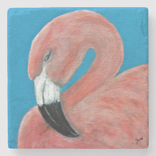 Flamingo Coaster From Original Art.