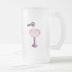Flamingo Cocktail Frosted Mug