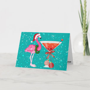 Flamingo Cocktail Invitation Card - SRF
