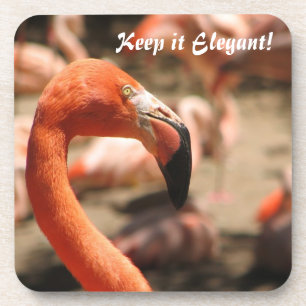 Flamingo Cork Coaster! Coaster