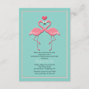 Flamingo Couple Invitation