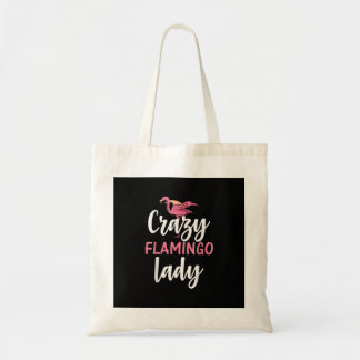 Flamingo - Crazy Flamingo Lady Gifts Tote Bag
