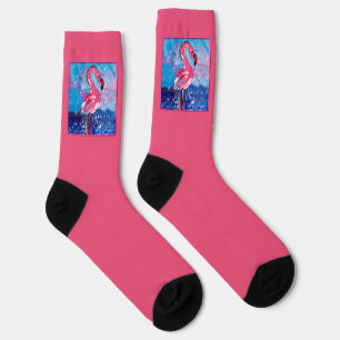 Flamingo Crew Socks