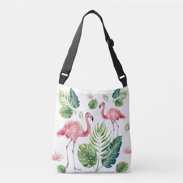 Flamingo Crossbody Bag (Front)