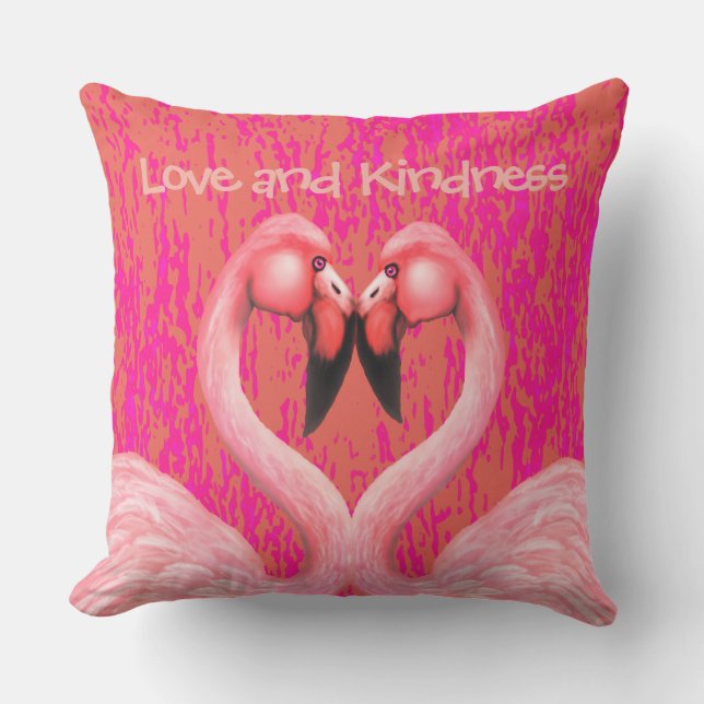 Flamingo Dance Cushion (Front)