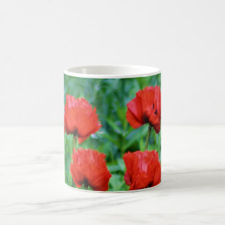 Flamingo Dancer Poppies Coffee Mug