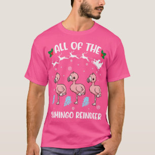Flamingo Dancing Together Xmas All Of The Flamingo T-Shirt
