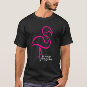Flamingo Don t Make Me Put My Foot Down T-Shirt