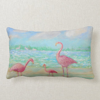 FLAMINGO DREAMING Lumbar Pillow