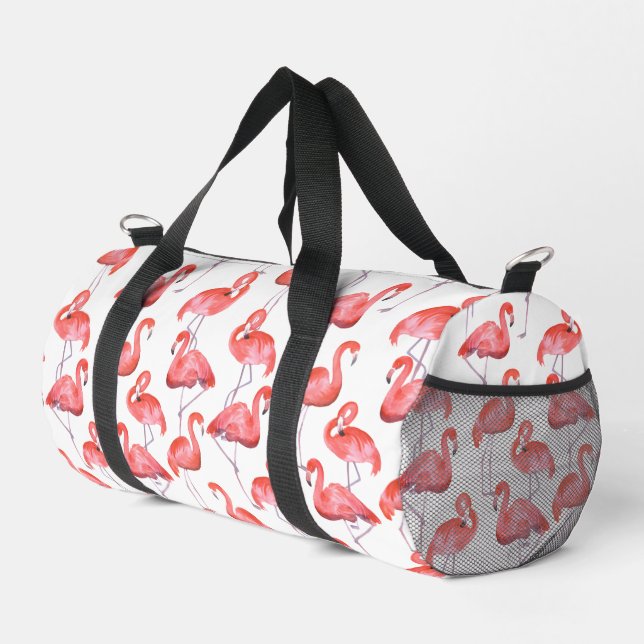 Flamingo Duffle Bag (Right Corner)
