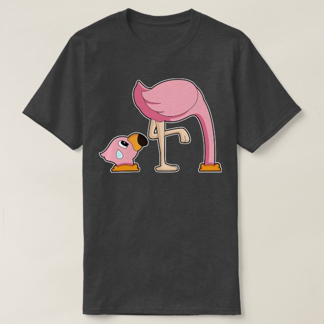 Flamingo Earth hole T-Shirt (Design Front)