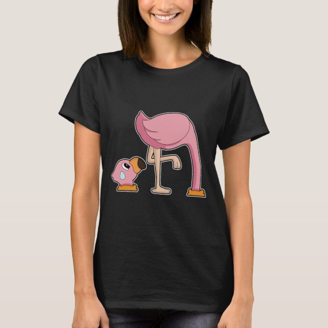Flamingo Earth hole T-Shirt (Front)