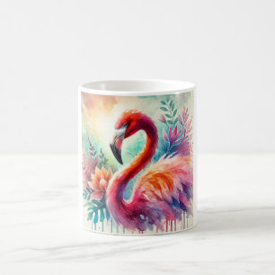 Flamingo Elegance 080824AREF149 - Watercolor Coffee Mug