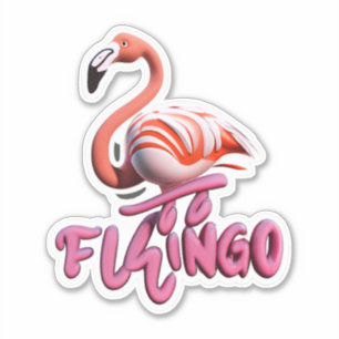 Flamingo Elevate Your Style with Stickers