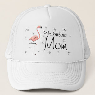 Flamingo 'Fabulous Mum' Trucker hat