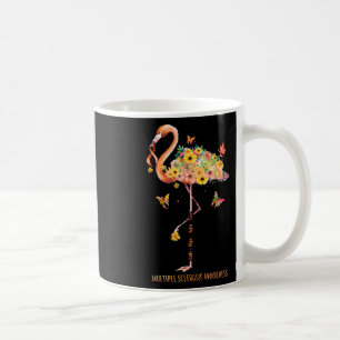 Flamingo Faith Hope Fight Cure Multiple Sclerosis Coffee Mug