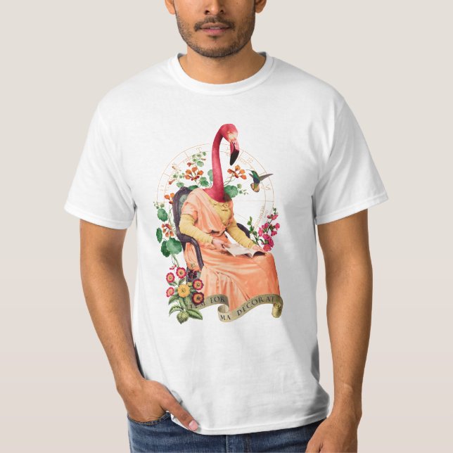 FLAMINGO FANCY ANIMAL  T-Shirt (Front)