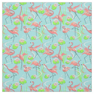 Flamingo Fandango Multi fabric small pattern
