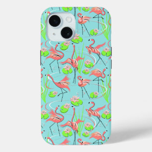 Flamingo Fandango Multi iPhone case