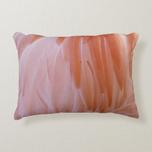 Flamingo Feathers in Shades of Pink Decorative Cushion
