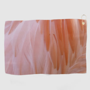 Flamingo Feathers in Shades of Pink Golf Towel