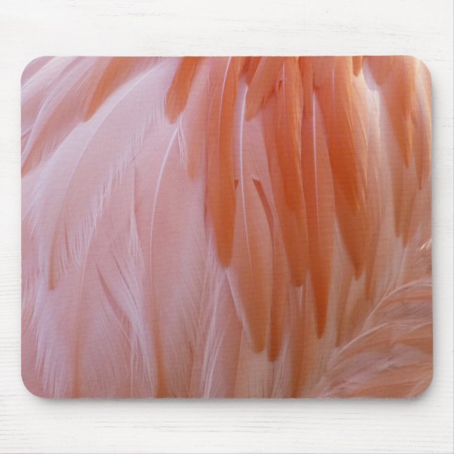 Flamingo Feathers in Shades of Pink Mouse Mat (Front)
