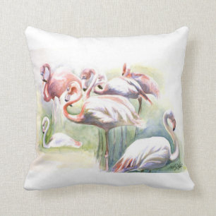 Flamingo Fiesta Pillow