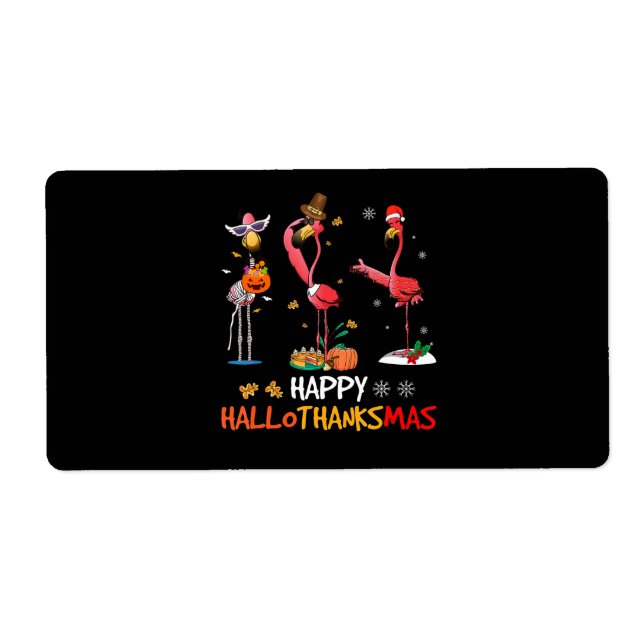 Flamingo | Flamingo Happy HalloThanksmas (Front)