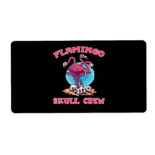 Flamingo Flamingo Skull Crew Halloween Costume