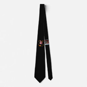 Flamingo Flamingo Thanksgiving Halloween Tie