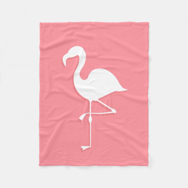 Flamingo Fleece Blanket (Front)