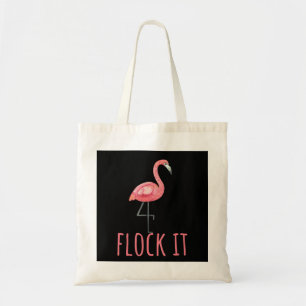 Flamingo - Flock Tt  Pink Animal Lover Tote Bag