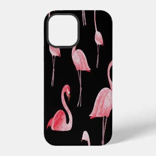 Flamingo Flock: Vintage Seamless Design iPhone 12 Case